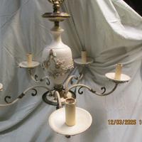 Lampadario + applique Capodimonte