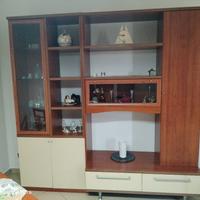 parete attrezzata color ciliegio