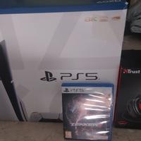 PS5 Slim 1 TB Versione Disco + Tekken 8 + Cuffie