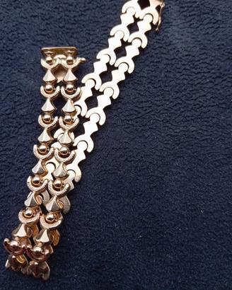 BRACCIALE VINTAGE IN ORO GIALLO 18K.