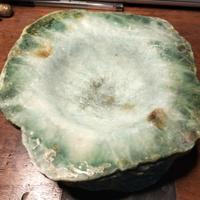 Blocco giada nefrite verde naturale 