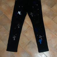 Jeans amiri x chrome hearts