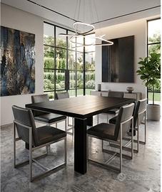 TAVOLO FRATINO IN LEGNO 90X180 ZANOTTA