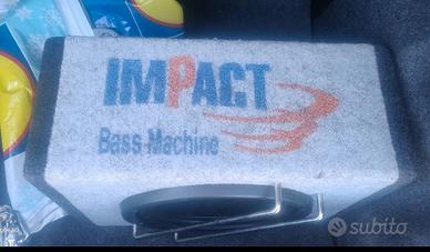 subwoofer bass impact +amplificatore piooner 