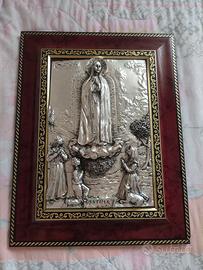 Quadro Madonna di Fatima vintage Made in Italy