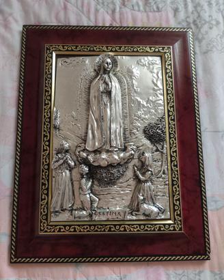 Quadro Madonna di Fatima vintage Made in Italy