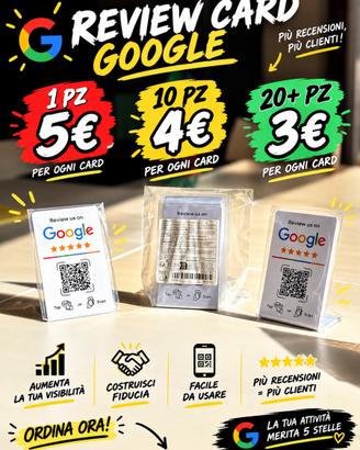 Google nfc review card