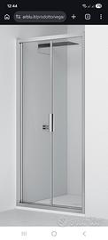 vetro doccia - saloon Vega - 77.5-82.5 cm - nuovo 