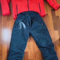 Completo uomo neve/sci