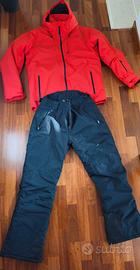 Completo uomo neve/sci