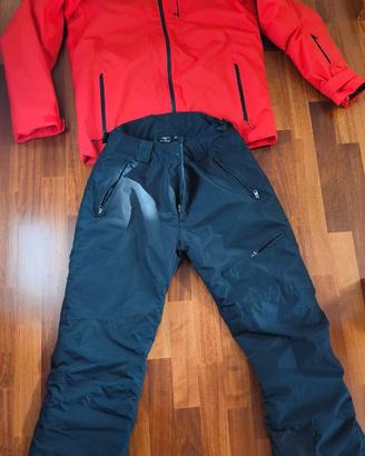 Completo uomo neve/sci