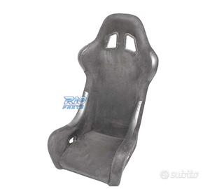 SEDILE BAQUET UNIVERSALE NERO ALCANTARA - PELLE ST