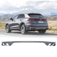 DIFFUSORE AUDI Q8 18-23 LOOK SQ8 TERMINALI DI SCAR