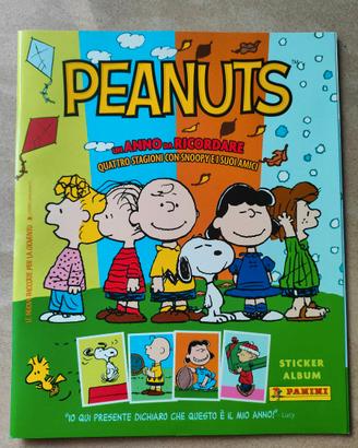 Peanuts anno da ricordare album più tutte figurine