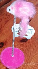 giocattolo da graffio rosa per gatti Nobleza