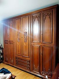 Armadio vinatge in legno 10 ante 