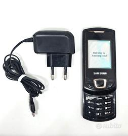 SAMSUNG GT-E2550, NERO, DIFETTOSO, CON CARICATORE