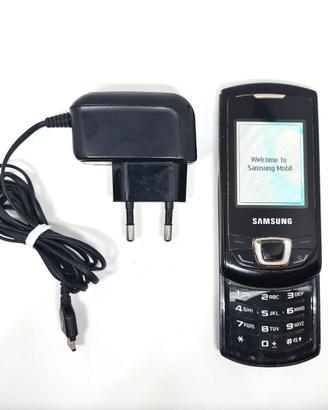SAMSUNG GT-E2550, NERO, DIFETTOSO, CON CARICATORE