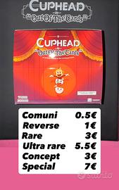 Lotto carte Cuphead out of the cards