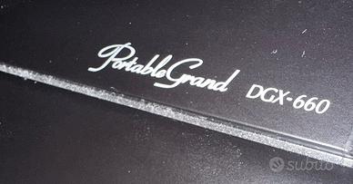 Yamaha DGX-660 pianoforte, tasti pesati come nuovo