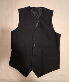 gilet corpetto uomo nero