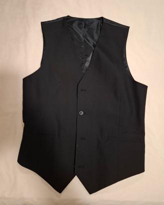 gilet corpetto uomo nero