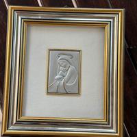 Quadro con madonna e bambino