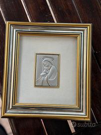 Quadro con madonna e bambino