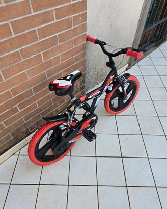 Bici 4-7 anni - come nuova ruote da 16"