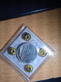 Moneta 10 lire spiga 2000 FDC