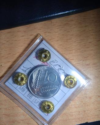 Moneta 10 lire spiga 2000 FDC