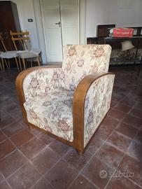 Coppia Poltrone antiquariato anni '40/'50 