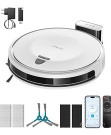 Robot aspirapolvere bianco