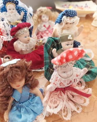 collezione bambole di porcellana 