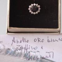 ANELLO ORO BIANCO ANNI 50