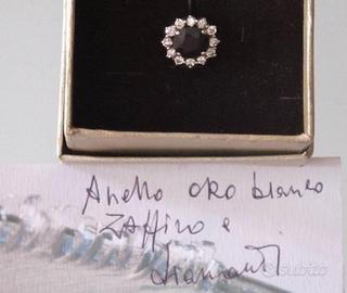 ANELLO ORO BIANCO ANNI 50