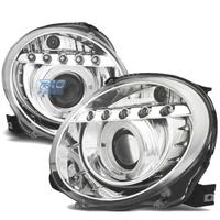 FARI FIAT 500 07-15 LUCE DIURNA OCCHI ANGEL FONDO 