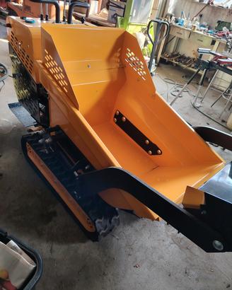 mini dumper autocaricante avviamento eletrico