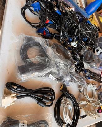 Cavi pc alimentazione hdmi vga usb display port