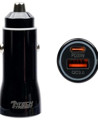 caricabatteria rapido 66w usb auto caricatore 12v