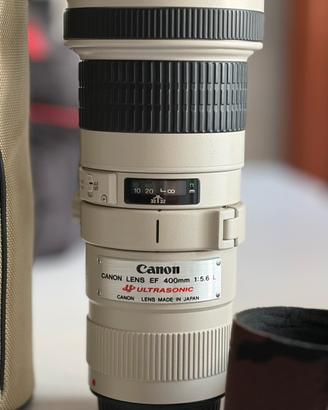 Canon EF 400mm f/5.6L USM Serie L + custodia