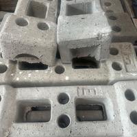 Plinto base cemento per recinzione mobile n.19 pz