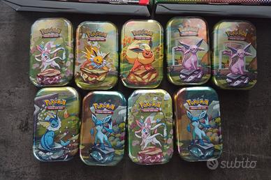 Mini tin evoluzioni prismatiche nuove sigillate