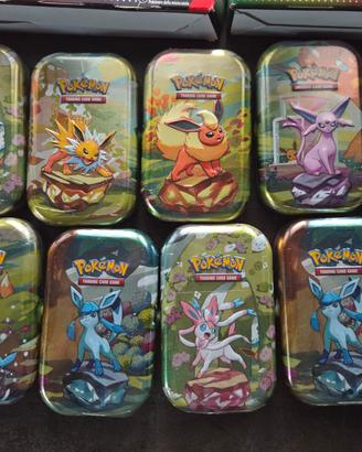 Mini tin evoluzioni prismatiche nuove sigillate