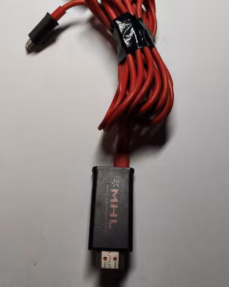 adattatore MHL HDMI - USB -a  micro USB.