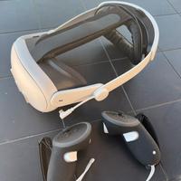 Visore VR Meta Quest 3 + Controller + Cinturino