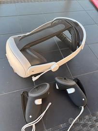 Visore VR Meta Quest 3 + Controller + Cinturino