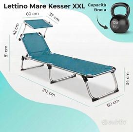 Lettino da Mare/Giardino KESSER xxl