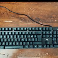 Tastiera Trust GXT 835 Azor da gaming illuminata