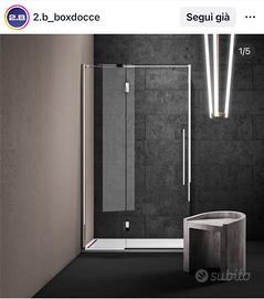 Box doccia 2B 120x80 profili nero